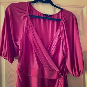 Pink express wrap top